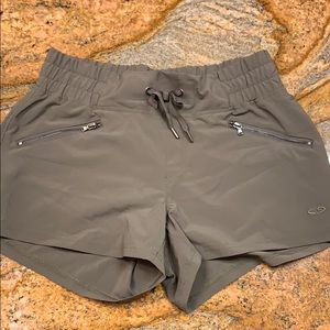 Champion athletic shorts in OD green